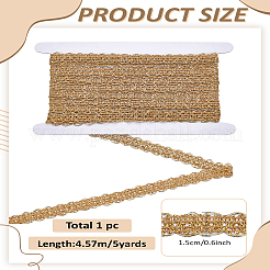 5 Yards Polyester-Blumenspitzenbesatz&nbsp;OCOR-LP0002-22A