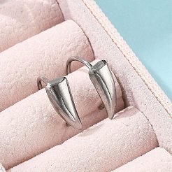 Orecchini a polsino in acciaio inossidabile 304&nbsp;EJEW-B116-05P