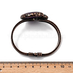 Natürliche Amethyst- und Labradorit-Armreifen für Damen&nbsp;BJEW-A043-01R-03