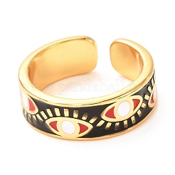 Goldene Manschettenringe des bösen Blicks für Frauen&nbsp;KK-G404-07