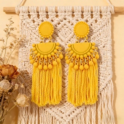 Pendientes colgantes de acrílico estilo bohemio&nbsp;DI3356-1