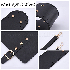 1 ensemble de fond de sac et de poignées en cuir PU&nbsp;AJEW-CL0001-62A