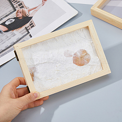 14 Stück rechteckige Papierherstellungsform aus Holz&nbsp;DIY-FH0010-42