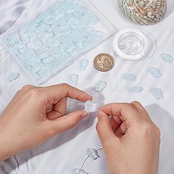 Kit fai da te per realizzare braccialetti elastici con perline a forma di pesce&nbsp;GLAA-SC0001-77B