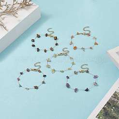 Armband aus geflochtenen Perlen aus natürlicher Kaurimuschel und Seestern aus Glas für Damen&nbsp;BJEW-JB09943