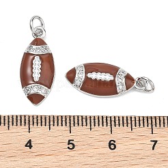 Shegrace Messing-Anhänger mit Mikropavé-Fassung aus klaren Zirkonia&nbsp;XGRQ29962-395P