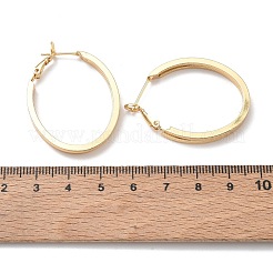 Grandes boucles d'oreilles en laiton pour femmes&nbsp;KK-CBA4112-07G