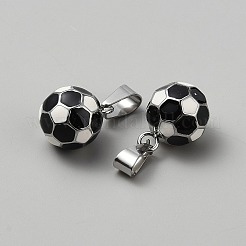 Pendentifs en acier inoxydable 304 émaillés&nbsp;FIND-WH20019-108