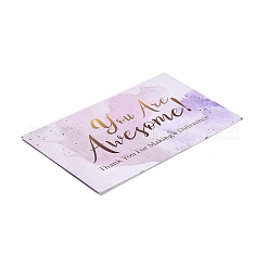 Papier rectangle cartes de vœux&nbsp;DIY-K043-04-02