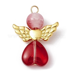 Pendentif en perles de verre de couleurs mélangées&nbsp;PALLOY-JF02272-01