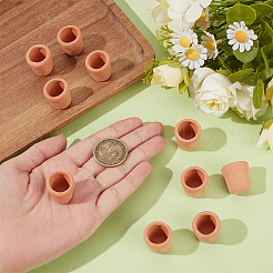 10 mini vaso di porcellana con ornamenti in miniatura&nbsp;DJEW-GF0001-93