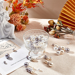 222 pièce 9 styles de perles rondes imitation plastique ABS&nbsp;KY-GO0001-03