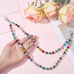 1 Stück Strass-Scheibenkugel aus Polymerclay und runde&nbsp;AJEW-BM0001-27