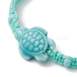 Geflochtene Perlenarmbänder aus Porzellanschildkröte&nbsp;BJEW-JB10058-03
