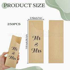 Bestecktasche aus Kraftpapier&nbsp;AJEW-WH0609-564