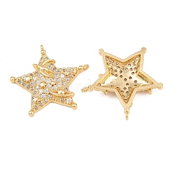 Colgante micropavé cubic zirconia de latón&nbsp;LS-KK-I475-02G