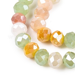 Chapelets de perles en verre électroplaqué&nbsp;GLAA-T023-D16-05