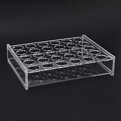 (vente de liquidation défectueuse : coins endommagés) présentoirs de tubes cylindriques colorimétriques multi-usages en acrylique&nbsp;AJEW-XCP0003-05