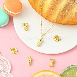 6 pendentif en laiton à thème café&nbsp;KK-CJ0003-15
