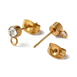 Accesorios para pendientes de acero inoxidable 304&nbsp;STAS-WH0029-44B-G