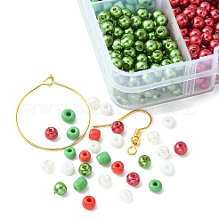 Kit fai da te per realizzare orecchini a tema natalizio&nbsp;DIY-YW0007-41