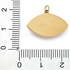 Ionenplattierung (IP) 304 Edelstahl Emaille Anhänger&nbsp;STAS-Z104-12G-02