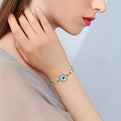 DIY-Sets zum Basteln von Armbändern mit dem bösen Blick&nbsp;DIY-NB0006-80