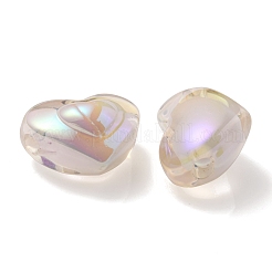 UV-Beschichtung regenbogenschillernde transparente Acrylperlen&nbsp;OACR-C007-04B