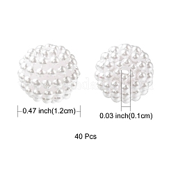 Nachahmung Perlenacrylperlen&nbsp;OACR-FS0001-32A