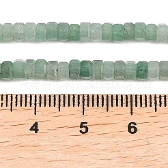 Chapelets de perles en aventurine vert naturel&nbsp;G-G345-C28-2x4mm