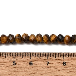Chapelets de perles d'œil de tigre naturel&nbsp;G-N0179-03-6x4mm