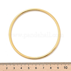 Ionenbeschichtung (IP) 7 Stück Mode 304 Edelstahl schlichte Armreifen&nbsp;BJEW-L664-022B-G01