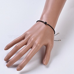 Nylonfaden geflochtene Perlen Armbänder&nbsp;BJEW-JB04346-01