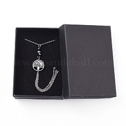 Collane lariat albero della vita&nbsp;NJEW-JN02535-02