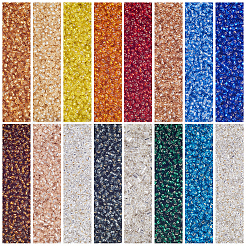 Fgb perline di vetro trasparente a due tagli&nbsp;SEED-OL0001-07-01