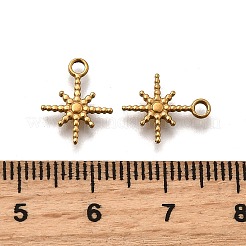 Placcatura ionica (ip) ciondoli in acciaio inossidabile 304&nbsp;STAS-F293-42G-1