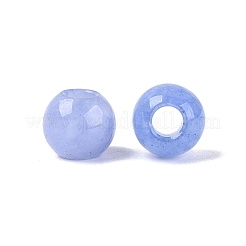 Cuentas de jade blanco natural europeo&nbsp;G-Q607-01A-02
