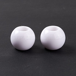 Perles européennes en acrylique opaque&nbsp;OPDL-C002-11B