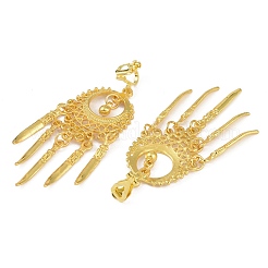 Orecchini a clip in lega di zinco della Boemia&nbsp;EJEW-C089-01C-G