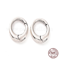 925 anneaux de porte à ressort en argent sterling&nbsp;STER-D036-13AS-01