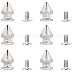 50 Stück Spikes aus Zinklegierung mit Schraubverschluss&nbsp;FIND-GF0008-53C