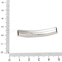 Breloques coulissantes/perles coulissantes en acier inoxydable 304&nbsp;SA-CBA97DF-10P