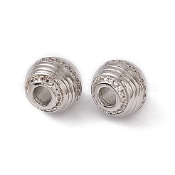 Gestell Messing Mikro pflastern Zirkonia Perlen&nbsp;KK-C007-46P