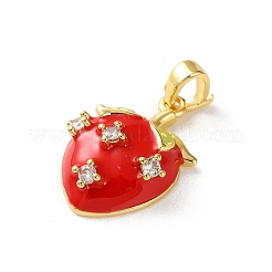 Pendentifs avec zircon cubiques à micro-pavés en laiton&nbsp;LS-KK-P320-07B-G