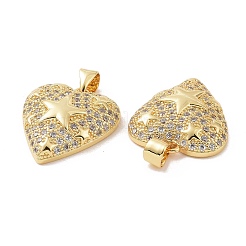 Ottone micro spianare pendenti zirconi&nbsp;ZIRC-I063-24G