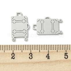 Pendentifs en acier inoxydable 201 anti-ternissement&nbsp;X-STAS-U003-23P