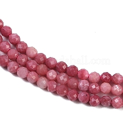 Chapelets de perles en rhodonite naturelle&nbsp;X-G-P553-G06-01