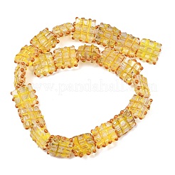 Handgemachte Glasperlen Goldsand&nbsp;LAMP-L082-01B