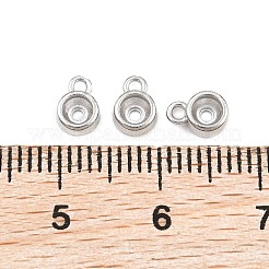 Ciondoli in acciaio inossidabile 304 con strass&nbsp;SA-CBAC865-01B-P
