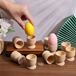 Porte-oeufs de pâques en bois&nbsp;AJEW-WH0348-631